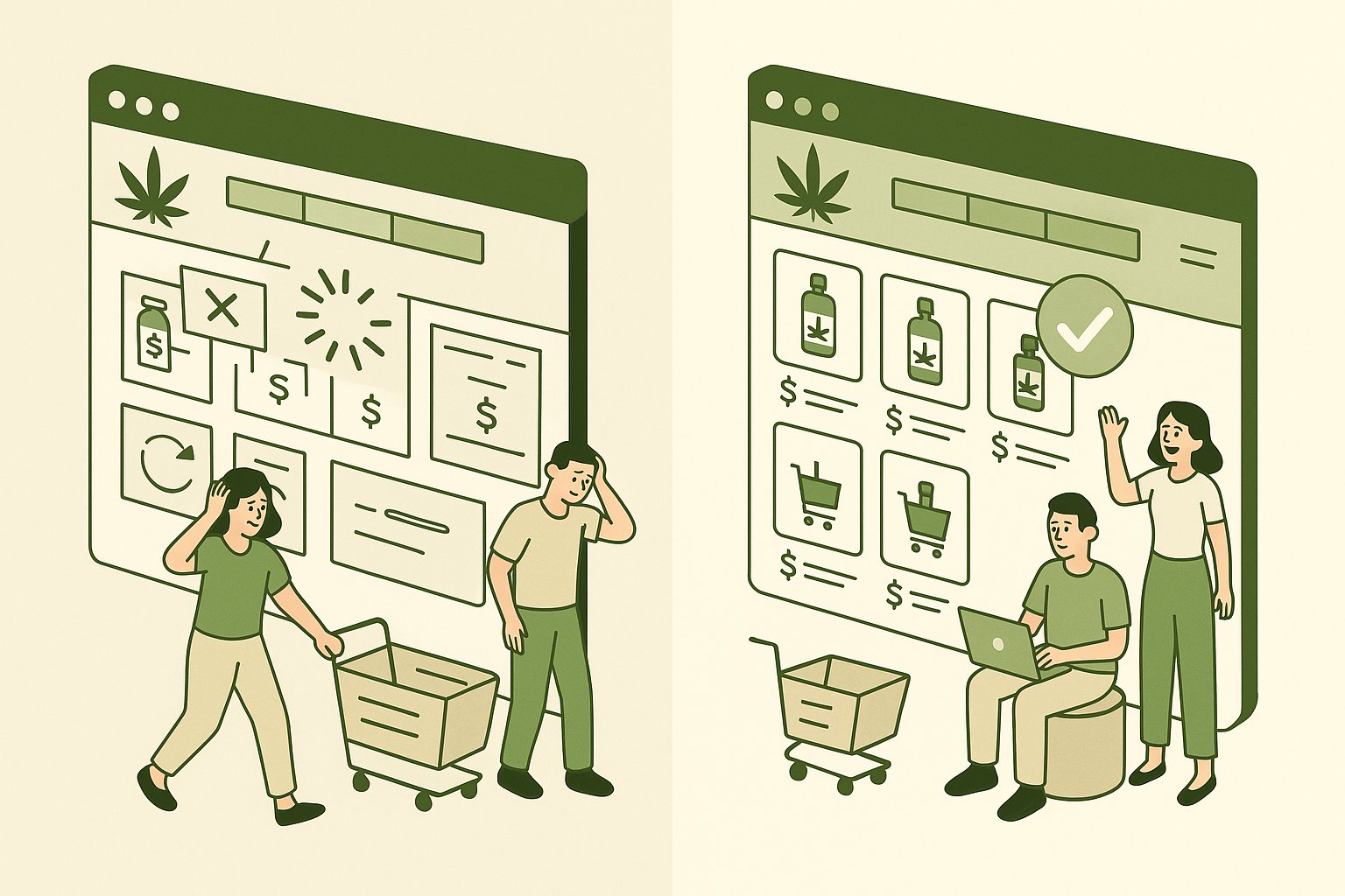 Hidden Design Mistakes That Sabotage Cannabis Website Conversions